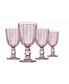 GODINGER CARSON MODERN VINTAGE RED WINE GLASSES, SET OF FOUR