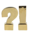 AB HOME URBAN VOGUE, QUESTION & EXCLAMATION MARK BOOKENDS, SET OF 2