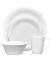 Noritake Conifere 4 Piece Place Setting In White