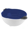 TOVOLO SOAK N' STRAIN COLANDER, EASY-POUR SPOUT, 1.5-QT. FOOD STRAINER