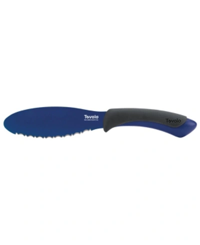 Tovolo Comfort Grip 5.5" Bagel Knife In Deep Indigo