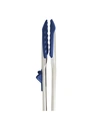 Tovolo Tip Top Tongs, Easy-grip Kitchen Tongs For Cooking With Silicone Tips In Deep Indigo