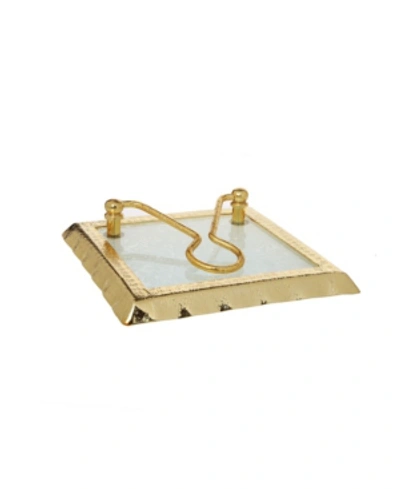 Classic Touch Napkin Holder In Gold - Tone