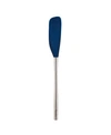Tovolo Flex-core Long-handled Silicone Jar Scraper Spatula In Deep Indigo