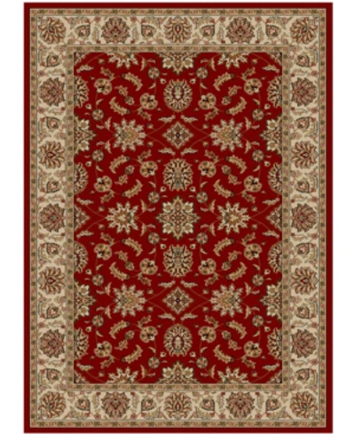 Km Home Closeout!!  Pesaro Meshed Red 5'5" X 7'7" Area Rug