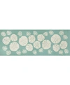 Liora Manne Frontporch Shell Toss 2' X 5' Runner Rug In Blue