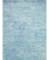 Nourison Gemstone Gem05 Aqua 5'6" X 7'5" Area Rug In Aqua