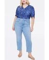 Nydj Women's Plus Size Marilyn Straight Sure Stretch Denim Ankle Jeans In Tropicale