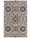 KALEEN CLOSEOUT! GLOBAL INSPIRATIONS GLB08-01 IVORY 2' X 3' AREA RUG