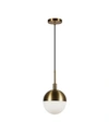 Hudson & Canal Orb Small Globe Pendant In Gold-tone