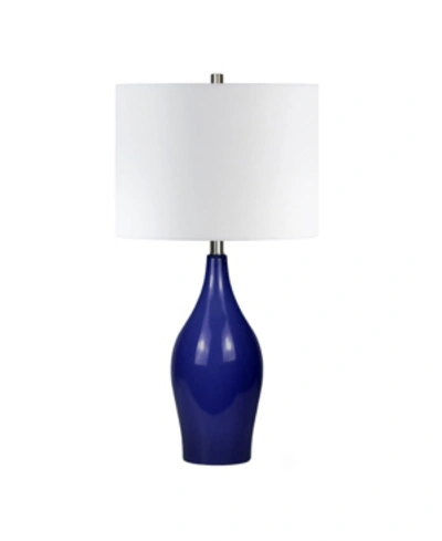 Hudson & Canal Niklas Table Lamp In Blue