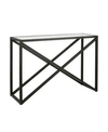 Hudson & Canal Calix Console Table In Black