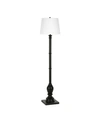 Hudson & Canal Minnie Farmhouse Floor Lamp With Empire Shade In Black