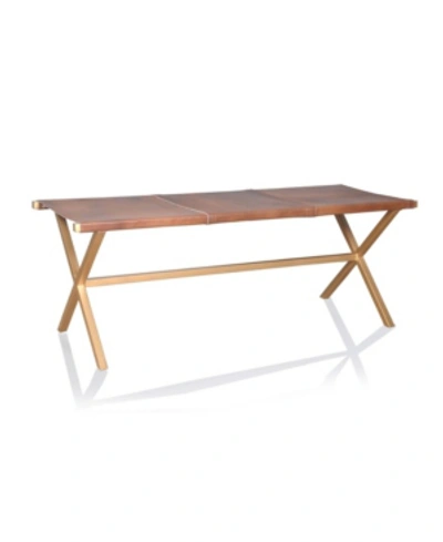 Horizon Interseas, Inc Horizon Interseas Director Style Accent Bench In Brown