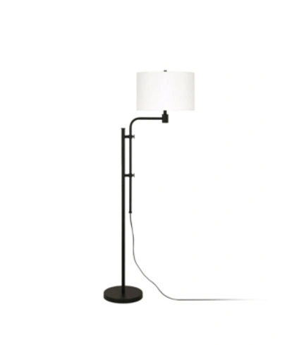 Hudson & Canal Polly Height Adjustable Floor Lamp In Black