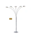 ARTIVA USA MICAH PLUS LED ARCHED 88" FLOOR LAMP WITH ROTATABLE SHADE AND DIMMER
