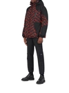 Givenchy Reversible Black & Red Refracted Puffer Coat In Black