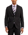 KENNETH COLE REACTION MEN'S TECHNI-COLE SUIT SEPARATE SLIM-FIT JACKET