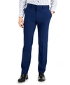 KENNETH COLE REACTION MEN'S TECHNI-COLE SUIT SEPARATE SLIM-FIT PANTS