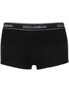 DOLCE & GABBANA LOGO TRIM BOXER BRIEFS