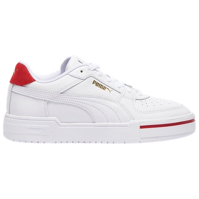 Puma Ca Pro Heritage Sneakers In White And Red In White/red
