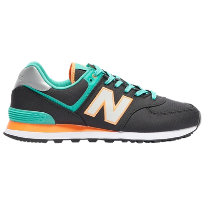 New Balance 574 Classic In Black/emerald Sky ModeSens