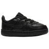 20th Century Fox Boys Nike Air Force One Crib In Black/black/black
