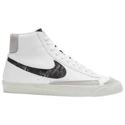 Nike Blazer Mid '77 Sneakers In White,navy