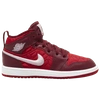 Jordan Air  1 Mid Se Big Kids' Shoe In Gym Red/pink Foam/dark Beetroot
