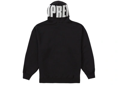Pre-owned Supreme  Rib Hooded Sweatshirt Black