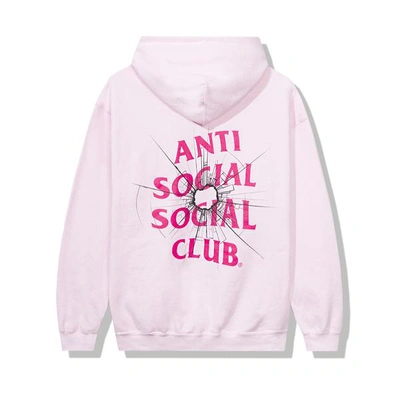 Pre-owned Anti Social Social Club  Theories Hoodie Pink