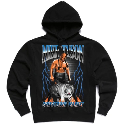 Pre-owned Chinatown Market  Tyson Tiger Hoodie Black