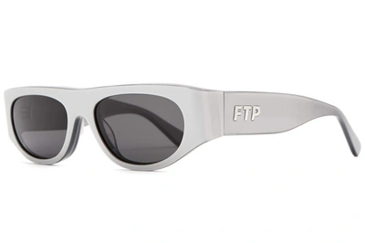 Pre-owned Ftp  X Crap Eyewear Loc Sunglasses Reflective Grey/grey