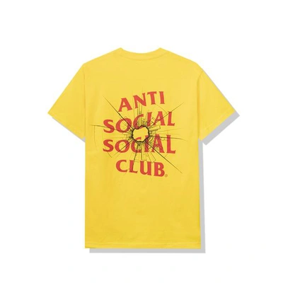 Pre-owned Anti Social Social Club  Theories Tee Yellow