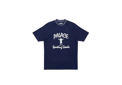 Pre-owned Palace  Sporty Breddas T-shirt Navy