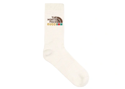 Pre-owned Gucci  X The North Face Socks Beige