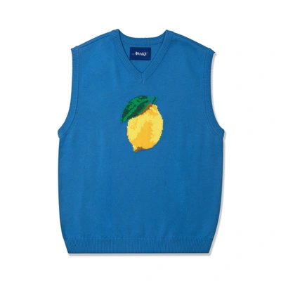 Pre-owned Awake  Lemon Vest Azul