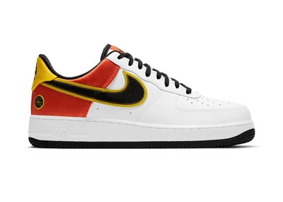 Pre-owned Nike  Air Force 1 Low Raygun In White/black-orange Flash-amarillo
