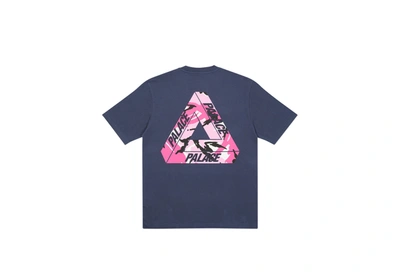Pre-owned Palace  Tri-camo T-shirt Navy