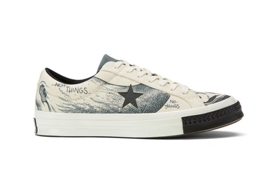 Pre-owned Converse  One Star Ox Tyler The Creator X Foot Locker Oyvind Lauvdahl In Egret/egret-black