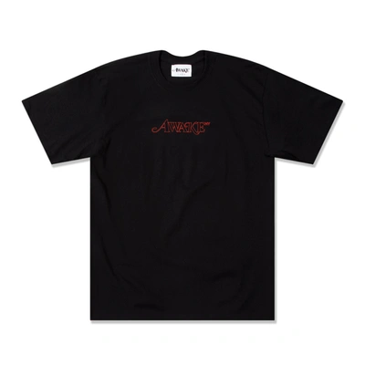 Pre-owned Awake  Classic Outline Logo T-shirt Black