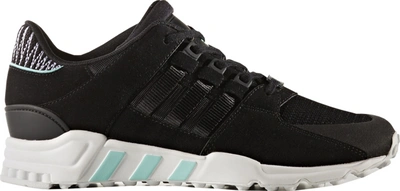 Pre-owned Adidas Originals Adidas Eqt Support Rf Core Black Energy Aqua (women's) In Core Black/core Black/footwear White