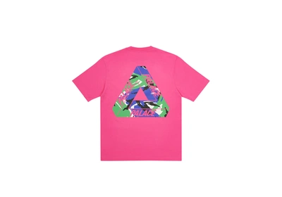 Pre-owned Palace  Tri-camo T-shirt Pink