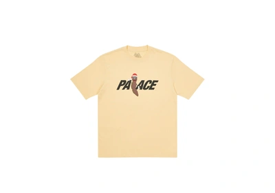 Pre-owned Palace  Mr Hankey T-shirt Oatmeal