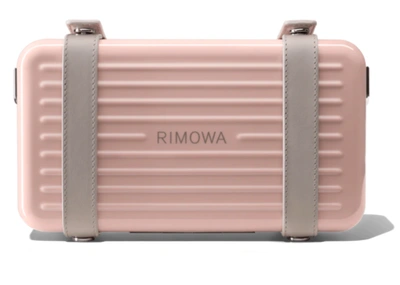 Pre-owned Rimowa  Personal Polycarbonate Cross-body Clutch Bag Rose