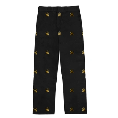 Pre-owned Travis Scott X Mcdonald's Cactus Arches All-over Work Pants Black