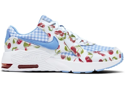Pre-owned Nike Air Max Excee Se Cherry (gs) In White/blue/multi