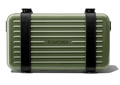 Pre-owned Rimowa  Personal Polycarbonate Cross-body Clutch Bag Cactus