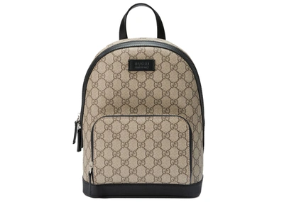 Pre-owned Gucci Eden Small Backpack Beige/ebony