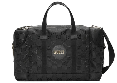 Pre-owned Gucci  Off The Grid Duffle Bag Black